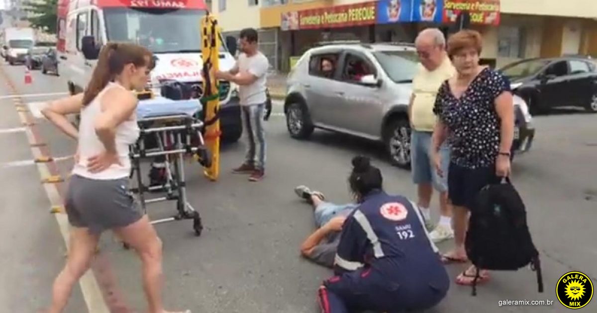 Motoqueiro Fica Ferido Em Acidente Em Porto Belo Galera Mix