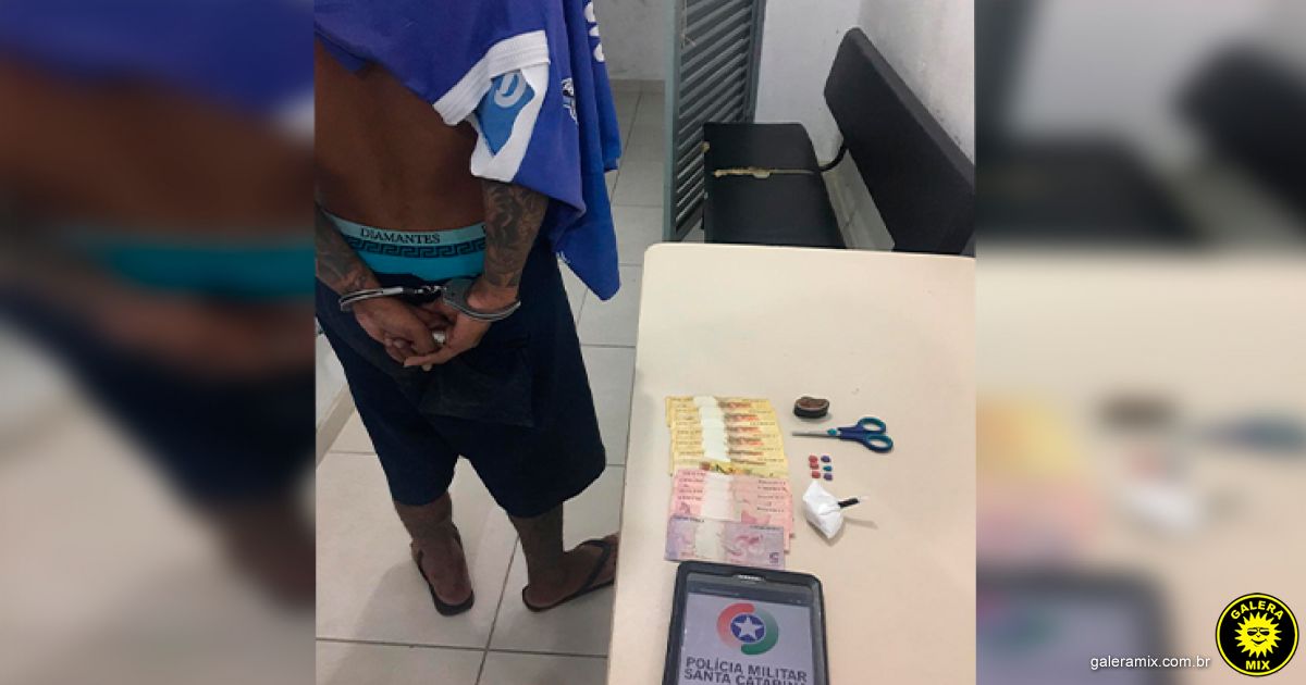 Jovem De Anos Preso Em Flagrante Por Tr Fico De Drogas Em Porto