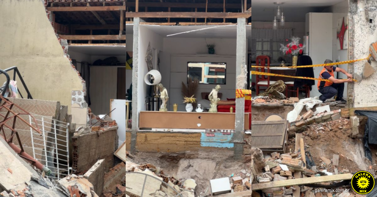House collapses beside construction site in Brazil’s Itapema; family escapes